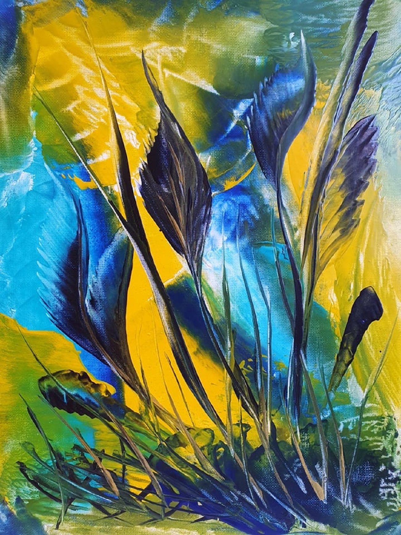 Eva Mikletičová "ENKAUSTIKA 3"